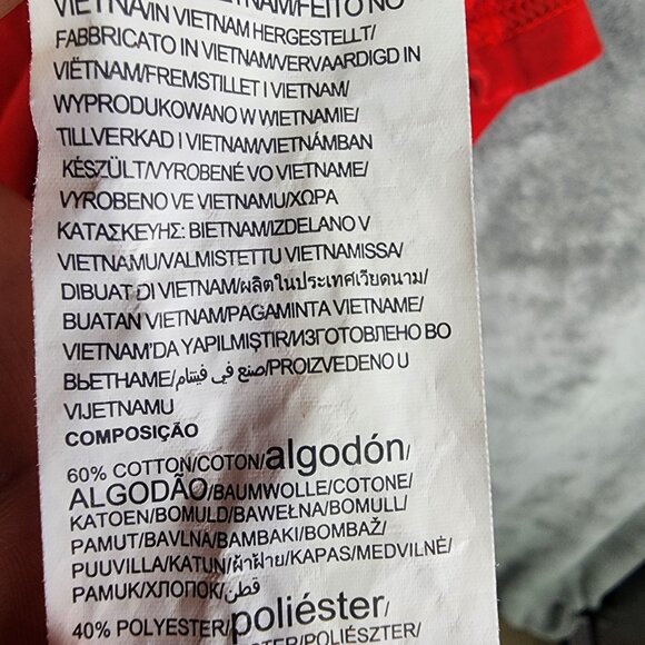 Mens Red Under Armour HeatGear Shirt Loose Fit Short Sleeve Crew Neck Size 2XL - Picture 4 of 8